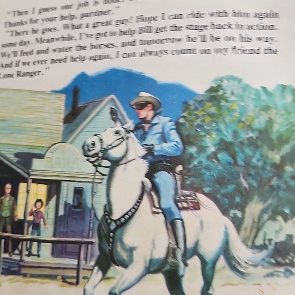 The Lone Ranger Book and Record - Picture 3 of 10